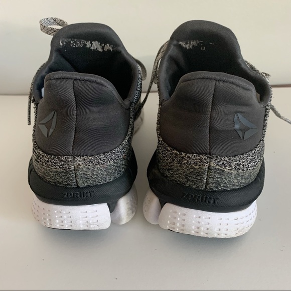 •REEBOK• ZPrint Her Mtm Size 7.5 Coal/White - Picture 7 of 13